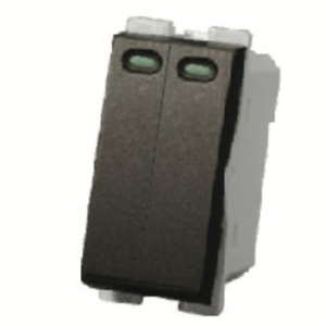 FE GK21-16-22 MBK -  مفتاح مفرد رفيع دبل أسود